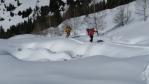 Randonnée à ski à Vaugel