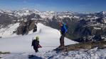 Le départ de la descente