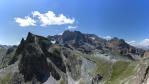 vue sur l'aiguille de Chambeyron