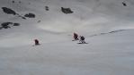 Sur le glacier