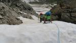 En approche de l'arête sud Est du Mont Tondu
