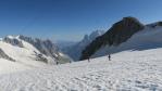Sur la vallée Blanche