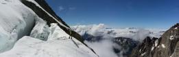 Quelques belles crevasses à passer...