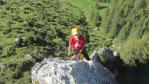 La via ferrata des Bettières à Peisey Vallandry