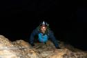 Début de l'arête ouest du Besso en pleine nuit.