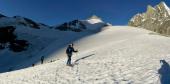 sortie de l'ombre, sous la Dent Blanche