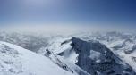 Vue du sommet vers la Sache et les platières.