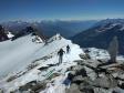 En arrivant au sommet