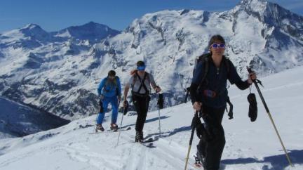 Montée à Foliette en ski de rando - Sainte Foy Tarentaise - Vanoise