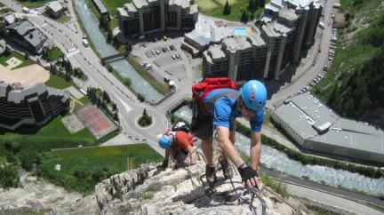 Via ferrata des plates de la Daille l'arête