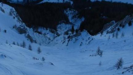 vue plongeante sur la Vallée de Peisey