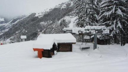 piste des Ecudets - La Rosière le 7 décembre 2012