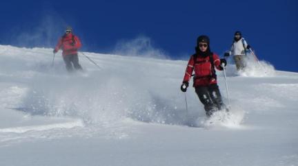 Ski hors-piste aux Arcs avec les guides des Arcs