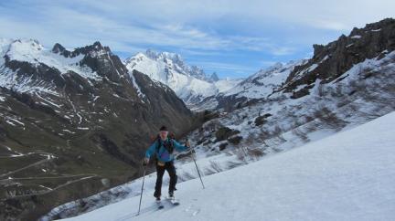 Ski de randonnée dans le Beaufortain Combe de la Neuva