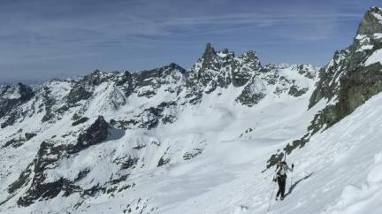Au dessus du refuge Pontese.