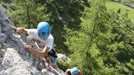 Via ferrata les Arcs. Les Bettières à Peisey Nancroix
