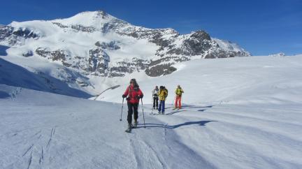 Ski de randonnée en Maurienne - montée à la Pointe Francesetti