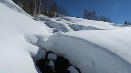 Randonnée à ski à Vaugel