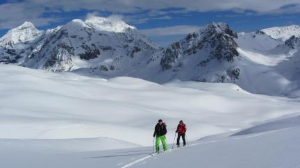 Ski de randonnée au départ de Tignes Tuf de Grassaz