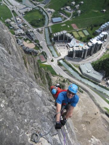 Via ferrata de Val d'Isère partie supérieur
