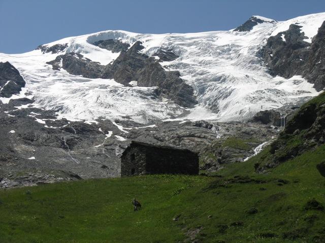 En descendant du dôme de la sache