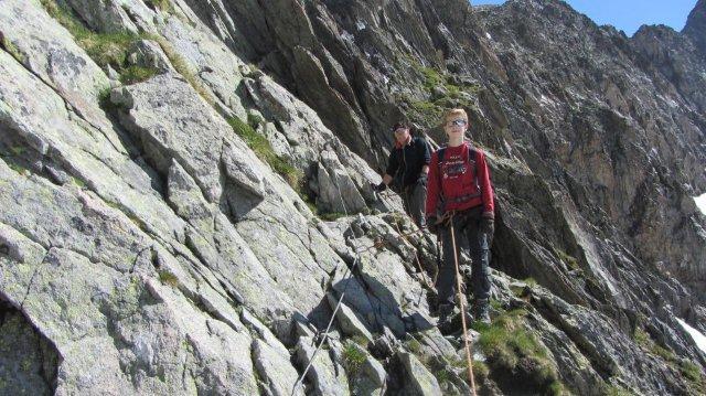 escalade pour le col du Tondu