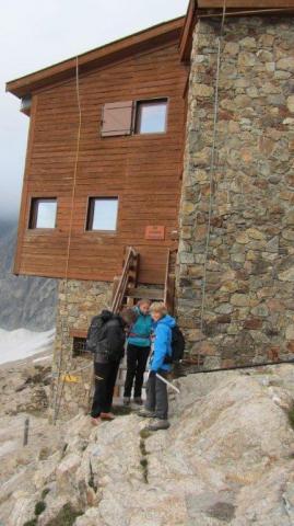 Départ du refuge Robert Blanc - massif du Mont Blanc
