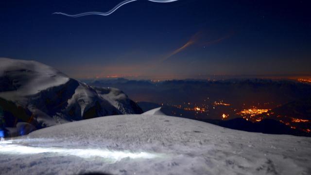 Chamonix by night