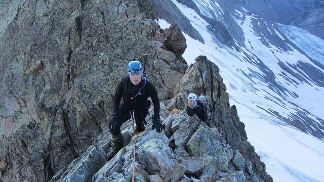 Arête des Lanchettes - massif du Mont Blanc - guides des Arcs