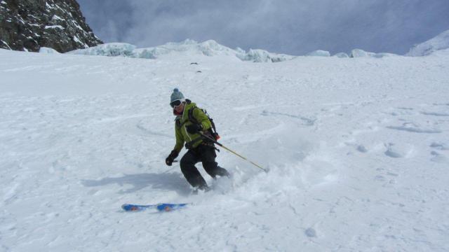 Descente du glacier du Geay - guides des Arcs
