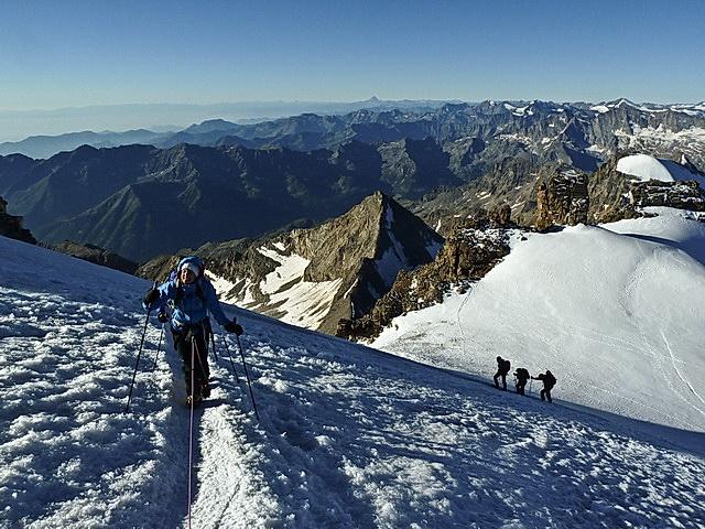 Près du sommet du Grand paradis