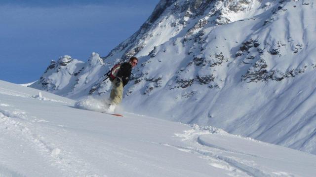 Pardiski ski hors piste avec les guides des Arcs