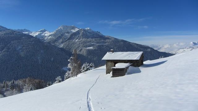 1 ère traces ski de randonnée en Vanoise