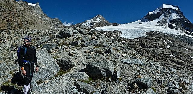 Découverte du matériel sous le Ciarforon.