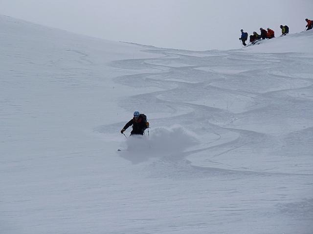Dans la descente de l'Ouille d'Arbéron.