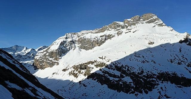 Vue sur l'aliet pendant la montée.