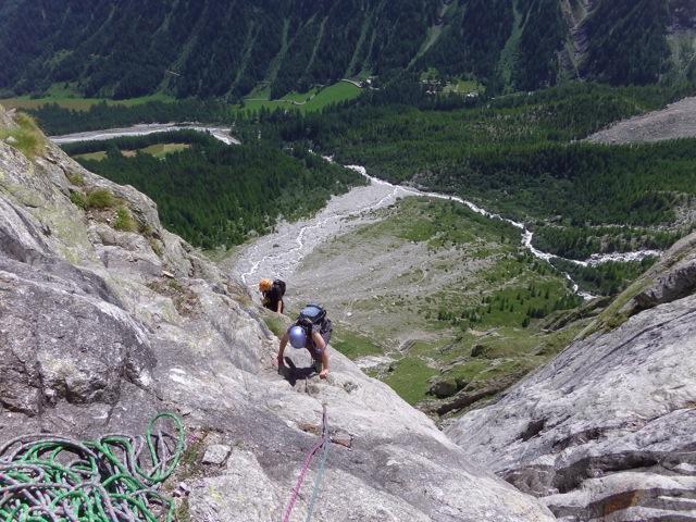 escalade granitique