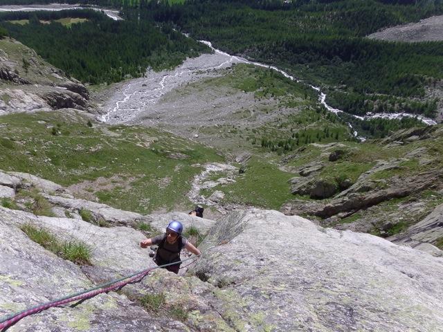 escalade granitique