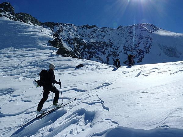 arrivée au col des Roches