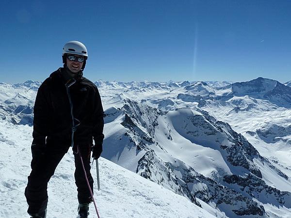 vue sur la Sache depuis le sommet du Mont pourri