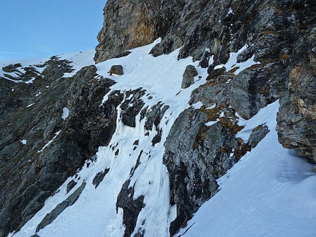 Vue sur la sortie de la rampe.