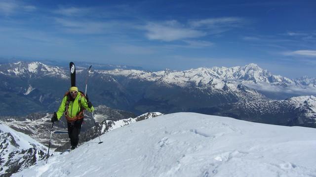 Ski de randonnée en Vanoise  le Mont Pourri - guides des Arcs