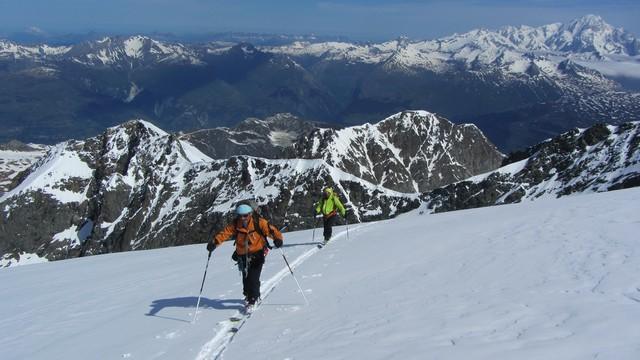 Ski de randonnée le Mont Pourri - guides des Arcs
