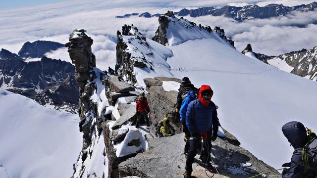 Sur l’arête terminale