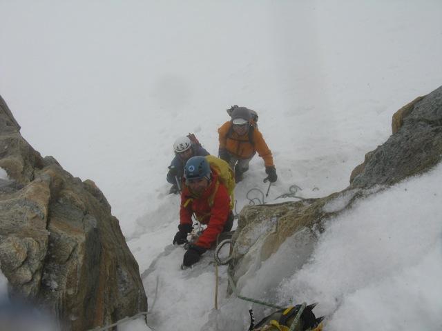 En arrivant au sommet de l'Albaron