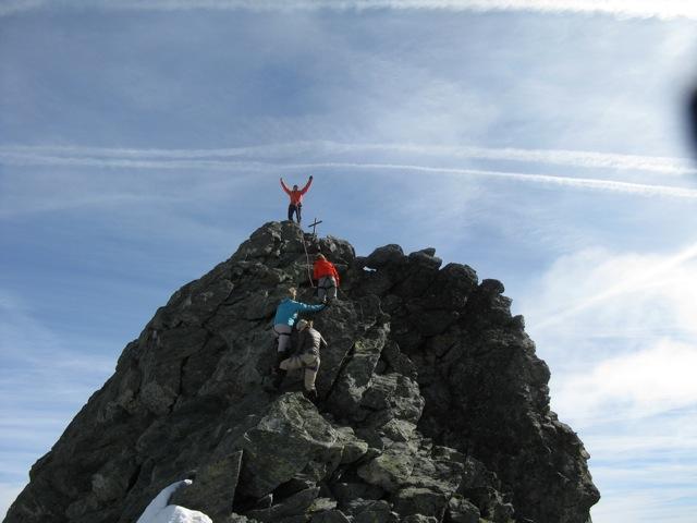Le sommet de la pointe Marie