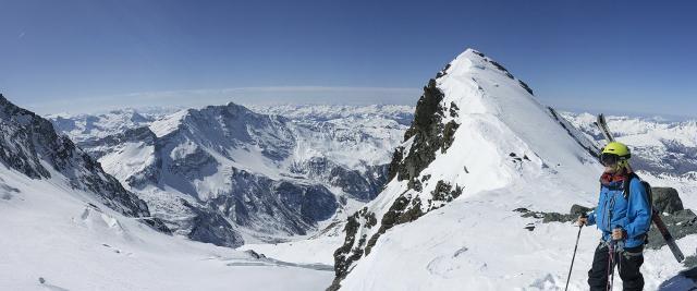 Vue depuis le col.