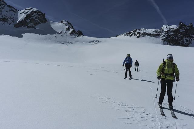 Sur le glacier de Money