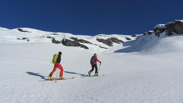 Ski de randonnée en Vanoise Montée au col de la Louie Blanche