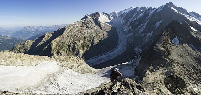 sur l'arête est